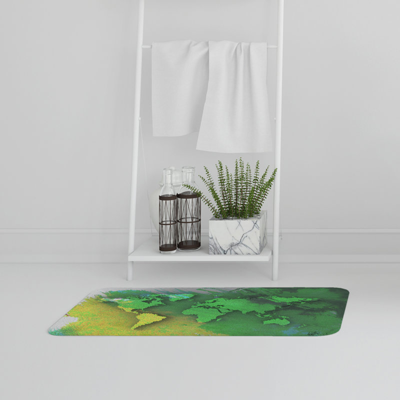 Wapanucka Memory Foam Non-Slip Bath Mat