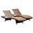 Outdoor Chaise Lounge Set
