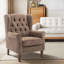 Fauteuil d'appoint capitonné en tissu capitonné-1646718074