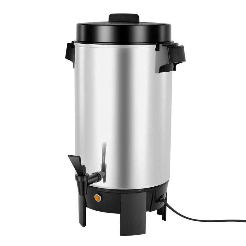 Urne à café commerciale, distributeur de boissons chaudes de 40 oz 203 oz avec robinet sans goutte, cafetière à infusion rapide 1090 W, contrôle automatique de la température, pour la restauration, les fêtes, les églises et les restaurants
