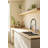 FURUISI Pull Down Single Handle Kitchen Faucet with Deck Plate-100865079