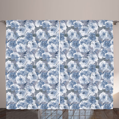 Semi Sheer Curtain Pair