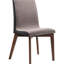 De 2 chaises modernes de style Mid-Century - Revêtement gris, finition confortable