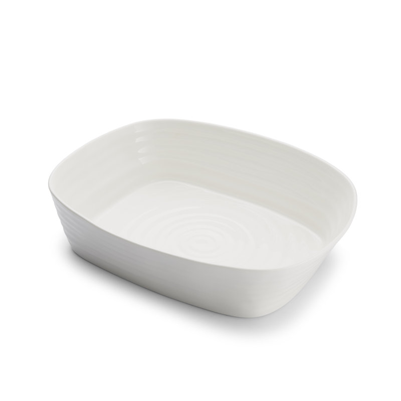 Portmeirion Sophie Conran White Lasagne/Roaster 11.5"X9.5"