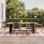 Morones Rectangular Reclaimed Teak & Metal 6 Person Indoor Outdoor Dining Set