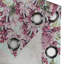 Rideau à œillets à motif floral lilas et framboise 50 po x 63 po Red Barrel Studio®-106673680