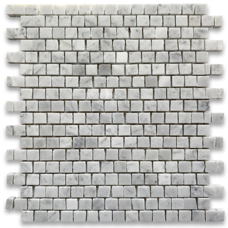 Carreau de mosaïque en marbre 11 po x 12 po