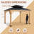 11 Ft. W x 13 Ft. D Solid Wood Patio Gazebo