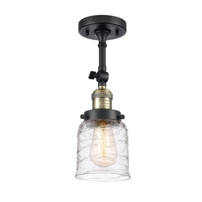 Hanceville Glass Semi Flush Mount