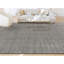 Tapis brun et noir de haute qualité noué à la main-106402910