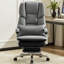 Fauteuil de direction double rembourré avec repose-pieds-1888495433