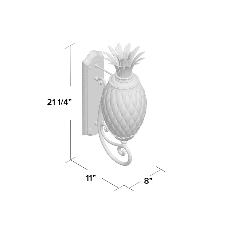 Plantation 1 Light Wall Lantern
