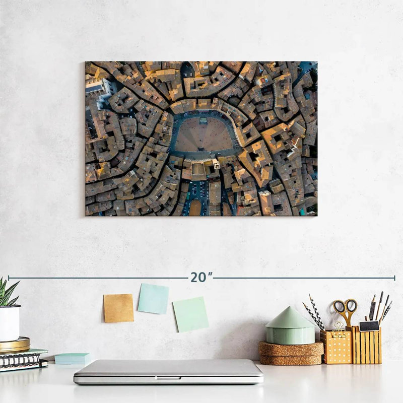 Kavia Piazza Del Campo, 8" H x 12" W