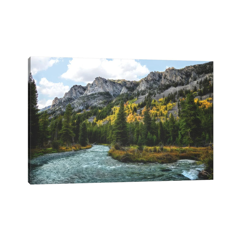 River Run by MScottPhotography - Wrapped Canvas Painting, 20.32 cm H x 30.48 cm W