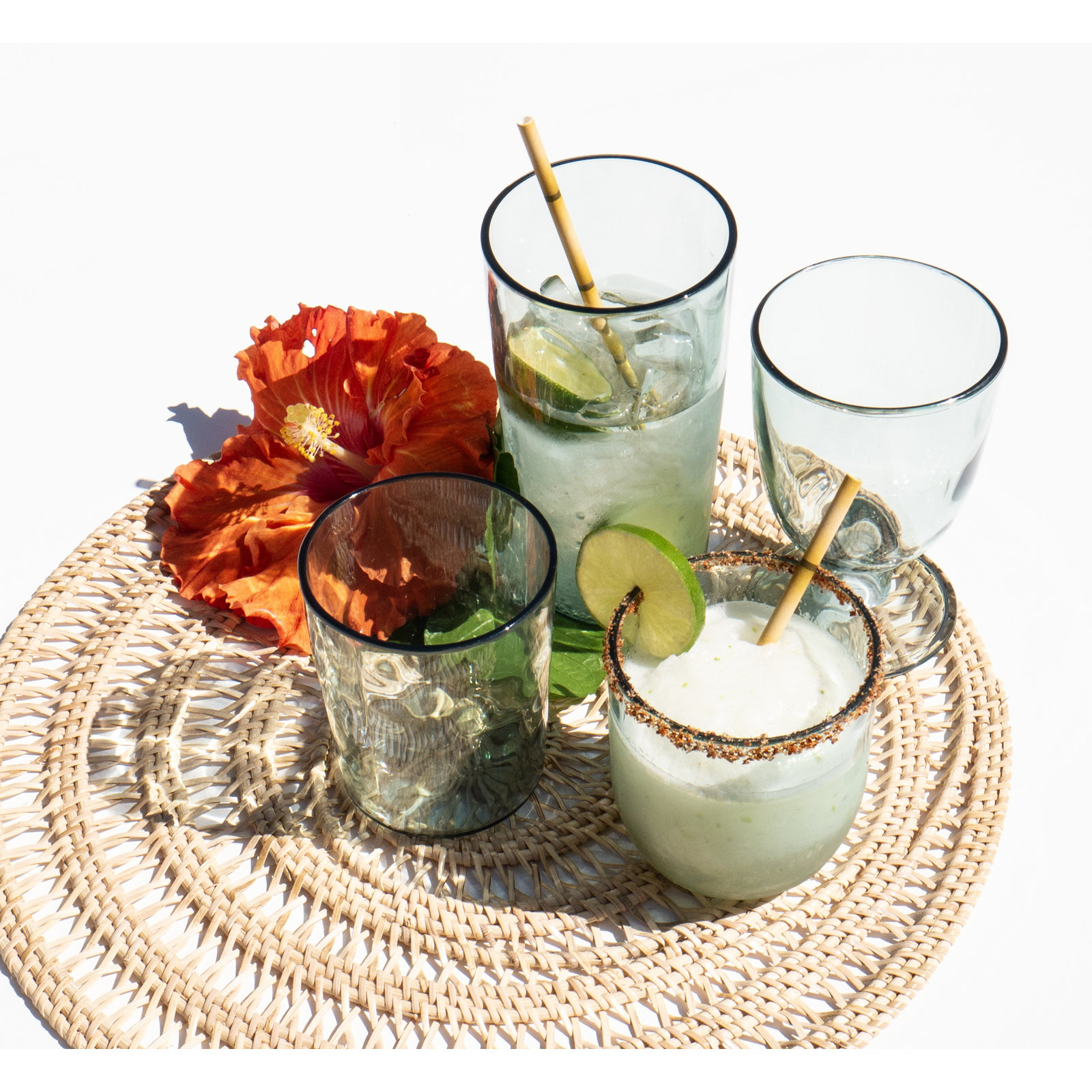 Vaughan Highball Glass, Gray