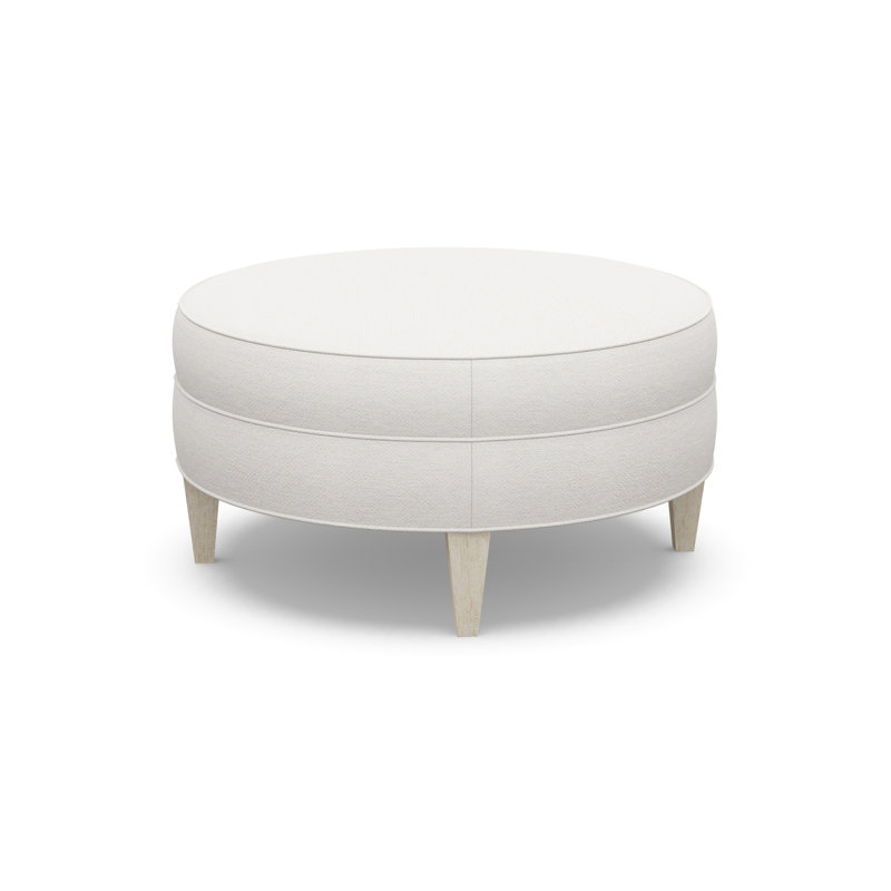 Round Ottoman, 9637-49, Sandstone