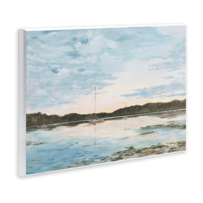 «Quiet Day on Lake», art mural par Julie DeRice