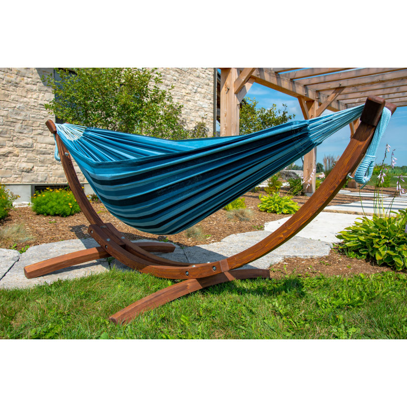 Natalia Double Hammock with Stand, Blue Lagoon