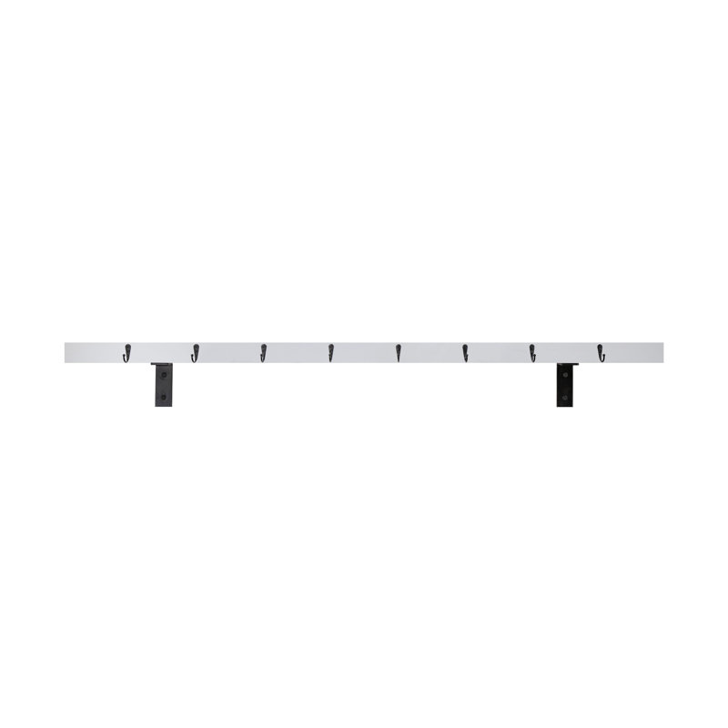 Rayne Plate Display Shelves With Hooks, White, 54/3/2