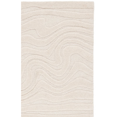 Tapis en laine et en coton touffeté à la main Jamel