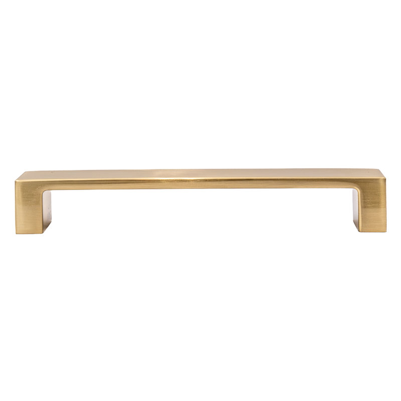 Redmond 5-1/4" Satin Brass Bar Pull, Satin Brass