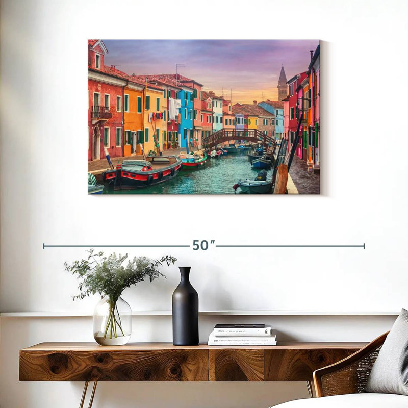 Kavia Dusk In Burano, H 24 po x l 36 po