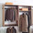 Oak Wall Mounted Wood Closet System