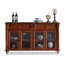 Buffet en bois massif brun noisette