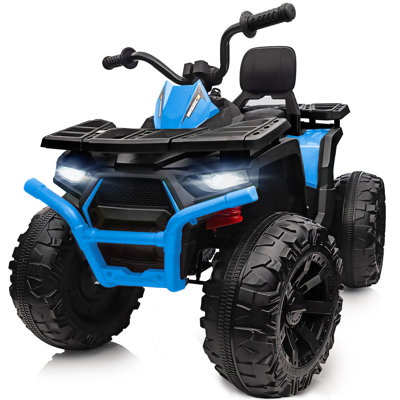 24V Ride on Toys, 2-Seater Kids ATV 4 Wheeler with Bluetooth