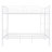 Space-Saving Convertible Metal Bunk Bed With Safety Guardrails-290139647-290139646