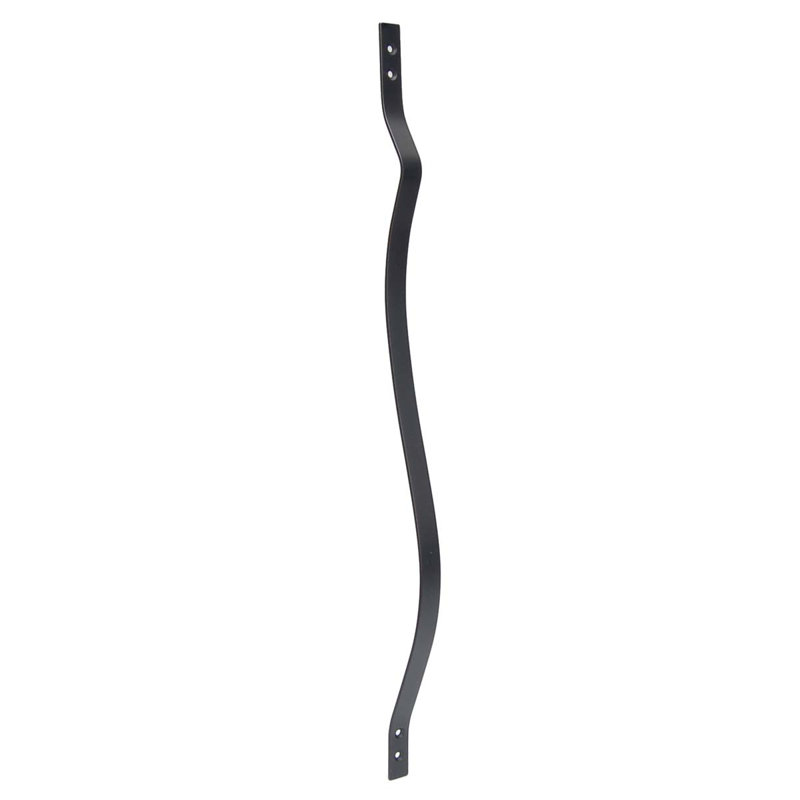Black Sand Stainless Steel Belly Stair Baluster Set, 31" Height