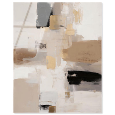 Urban Contrast I, impression sur acrylique, art bohème neutre par Art Remedy