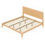 Lit plateforme en bois de bambou-477631909