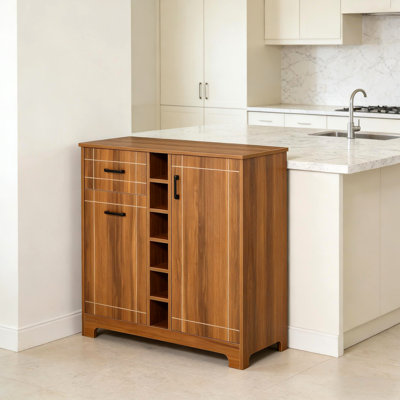 Armoire de rangement avec rangement, armoire à vin, armoire rétro