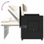 Banc de patio inclinable avec coussins Vidaxl-99049282