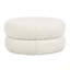 Homary 18.5" Floor Cushion Footrest Ottoman,   Boucle