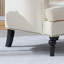 Fauteuil d'appoint rembourré capitonné 2 pièces-993394897