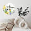 Horloge murale en bois 10 po, mouvement silencieux, à piles (piles AA non incluses), décor artistique, parfait pour les décorations