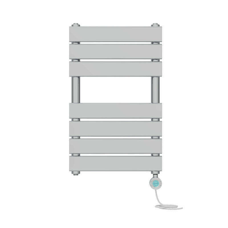 Flat Panel Towel Rail Heated Towel Rails, Chrome, 65cm H x 40cm W x 6.2cm D