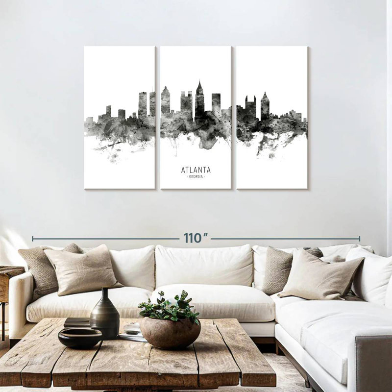 Atlanta, Géorgie, horizon III, H 48 po x l 74 po