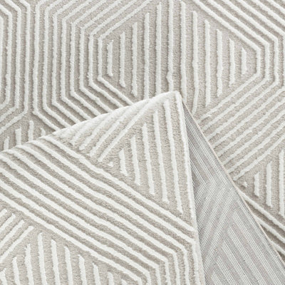 Machine Woven Grey Indoor Rug