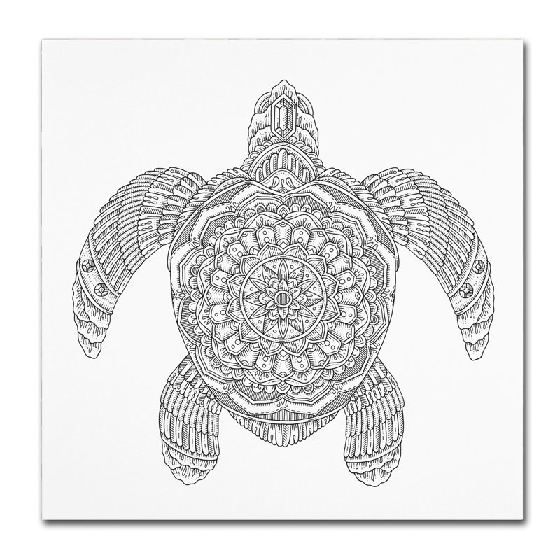 «Spirit Animals V», impression sur toile tendue Chouquer, H 18 po x l 18 po x P 2 po