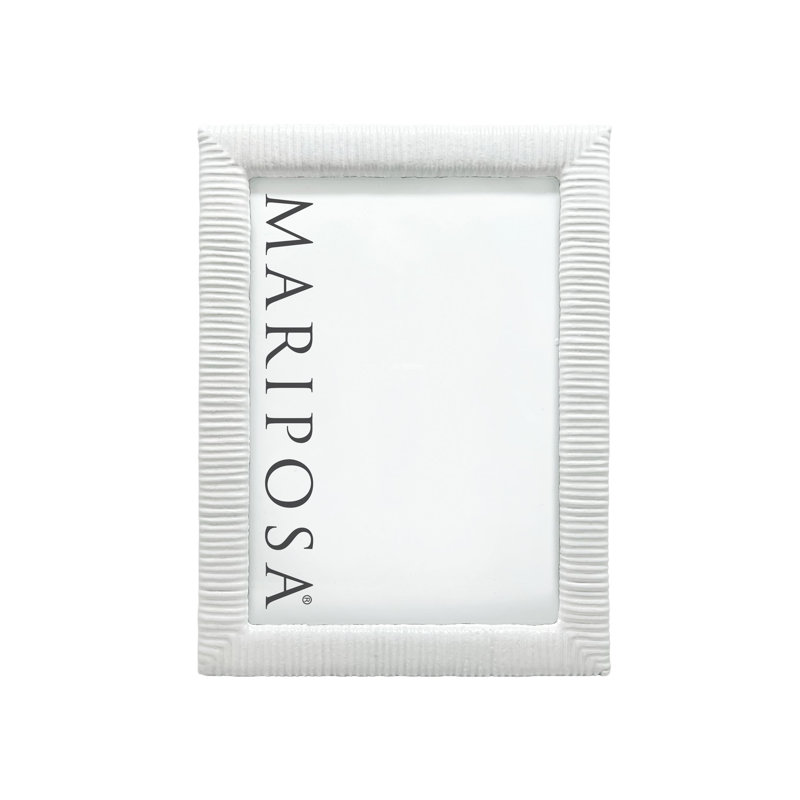 Cadre tissé blanc 5 x 7, 5" x 7", Blanc