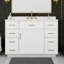 Meuble-lavabo moderne de 122 cm avec lavabo, armoire en MDF-1063240818