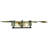 Rustic Lodge Glass Flush Mounted Sconce