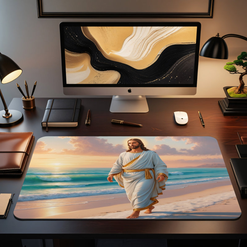 Polyester Desk Pad, 23.6x13.8