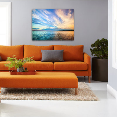 «Candy Day Seascape», reproduction de photo sur toile tendue