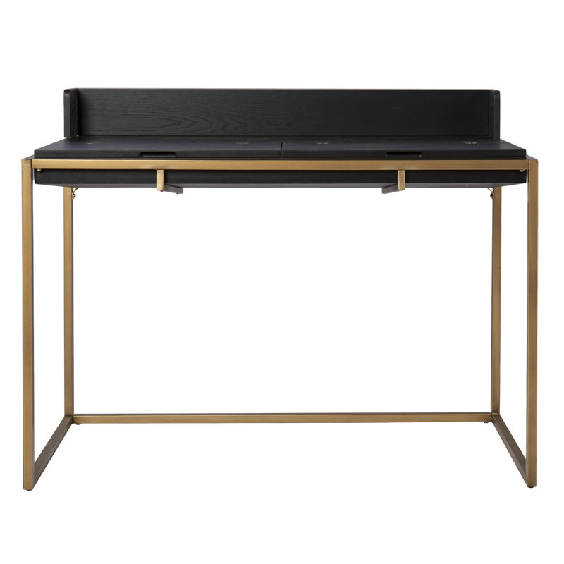 Bureau rabattable avec rangement - Simplifiez votre flux de travail à deux tons pour plus de productivité