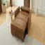 Fauteuil convertible surdimensionné de 51,57 po avec trois ports USB pour petit espace-1877747737