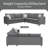 Dalontae Upholstered 91 " Polyester L-Shaped Corner Sectional